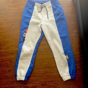 NIKE TRACK SWEAT GREY AND BLUE